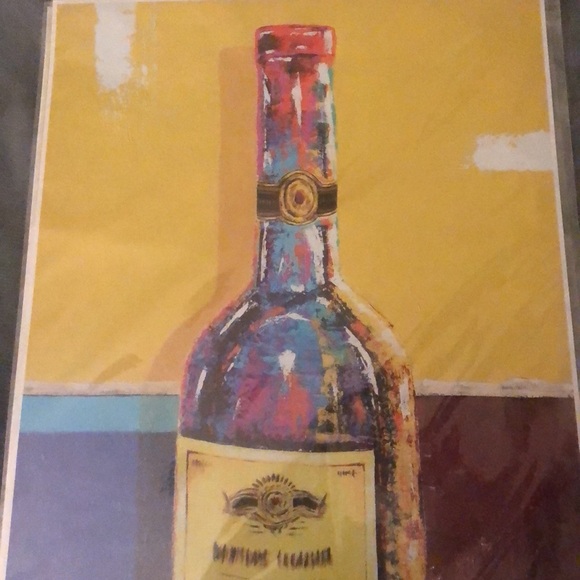 Wine Bottle Print - Picture 2 of 7